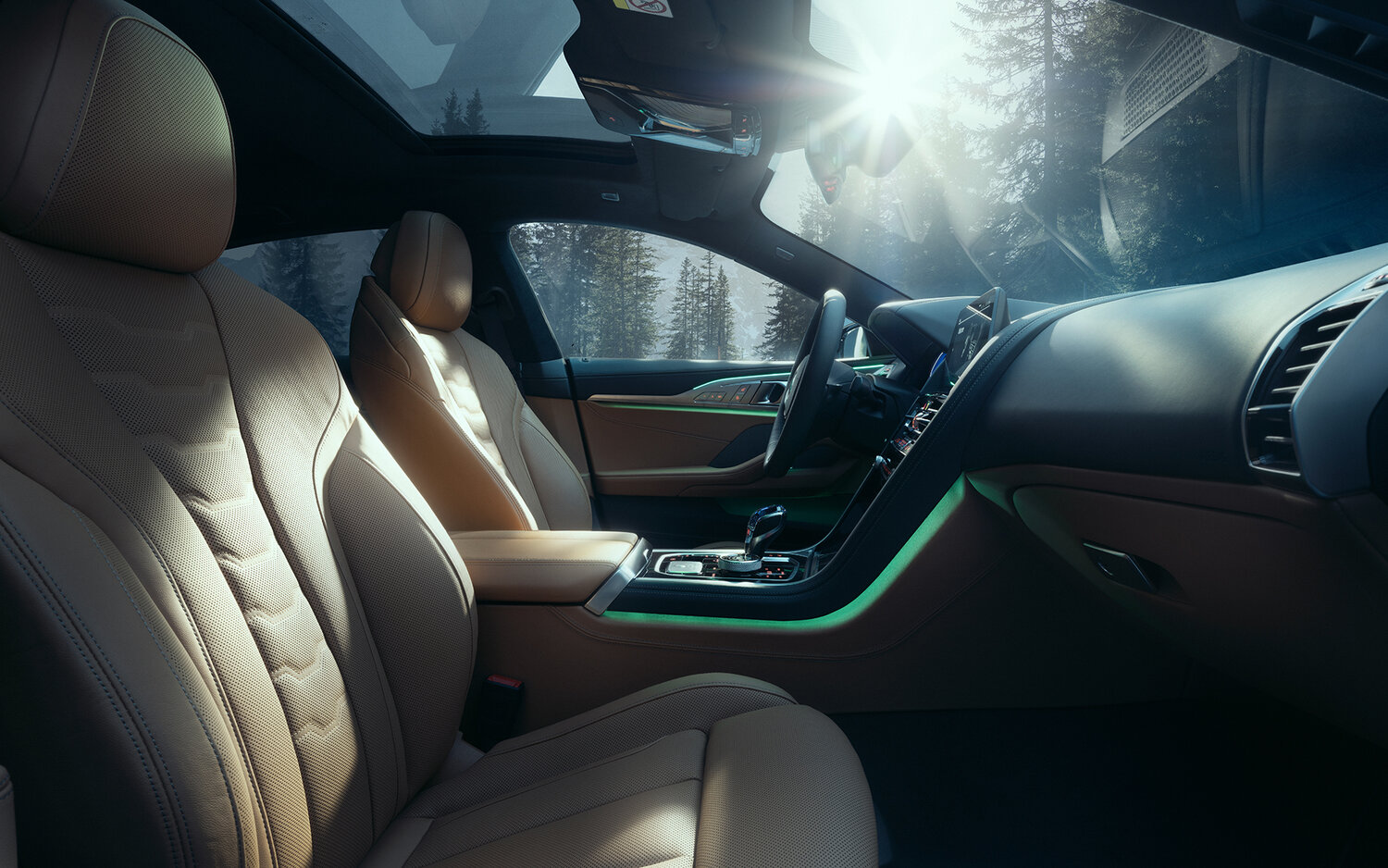 Alpina B8, G16, 2021–2026, Sedan Gran Coupe: Front cabin