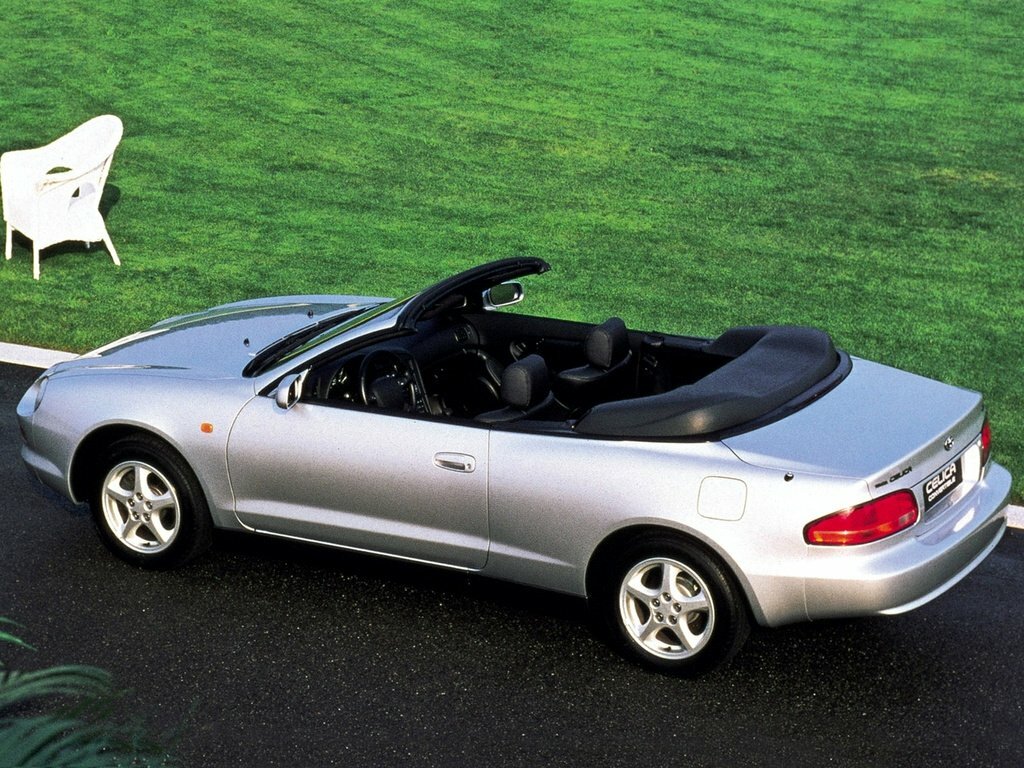Toyota Celica, VI (T200), 1993–1995, Convertible: Rear three-quarter view