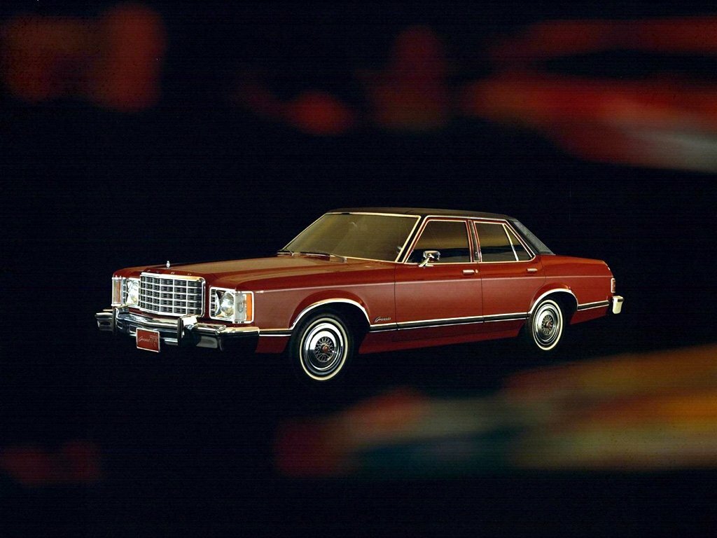 Ford Granada (North America), I, 1975–1980, Седан: Вид сбоку