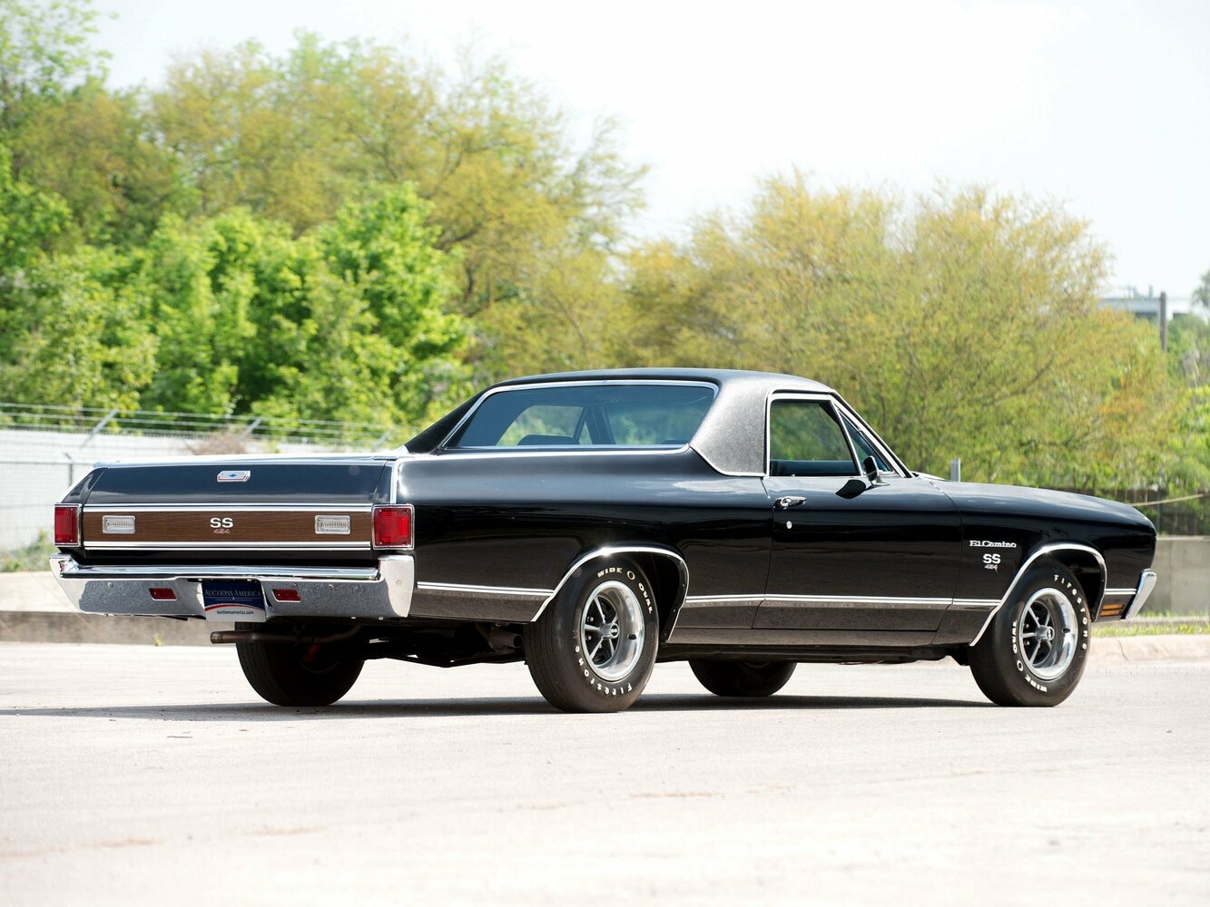 Chevrolet El Camino, III, 1968–1972, Пикап Одинарная кабина: Вид сзади в три четверти