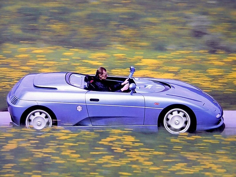 De Tomaso Guara, , 1993–2001, Спидстер: Вид сбоку