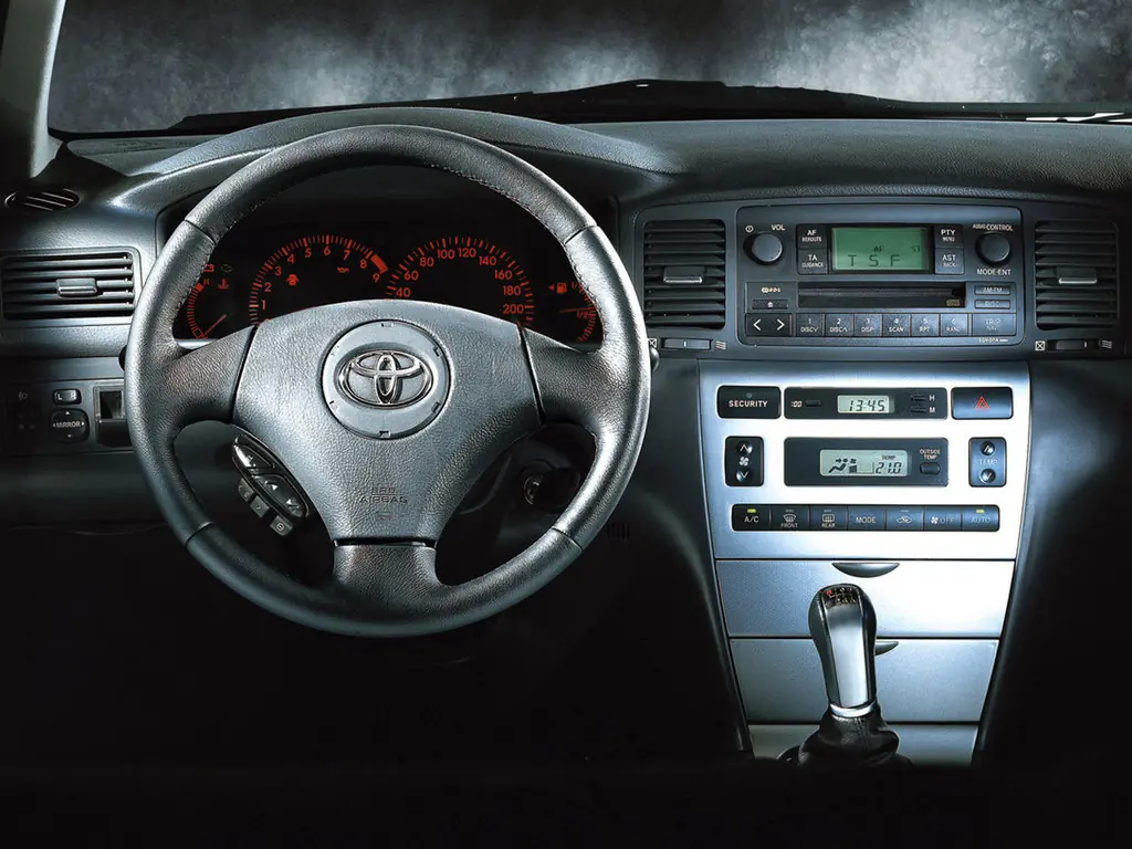 Toyota Corolla, 9 поколение, E120, Седан, Россия, 08.2000 - 05.2005: фото поколения 9