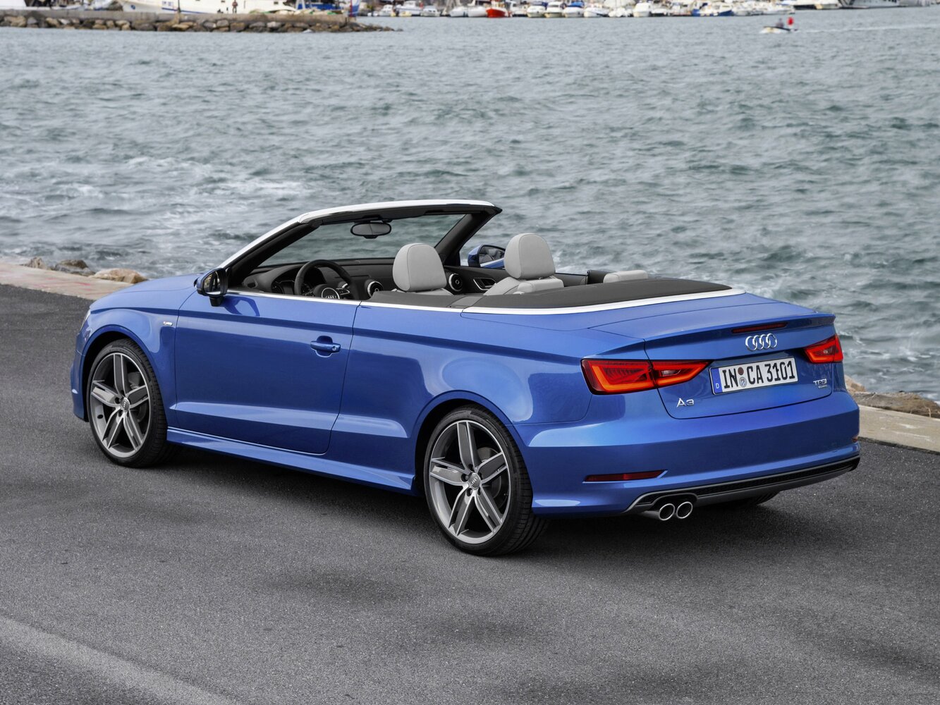 Audi A3, III (8V), 2012–2016, Кабриолет: Вид сзади в три четверти