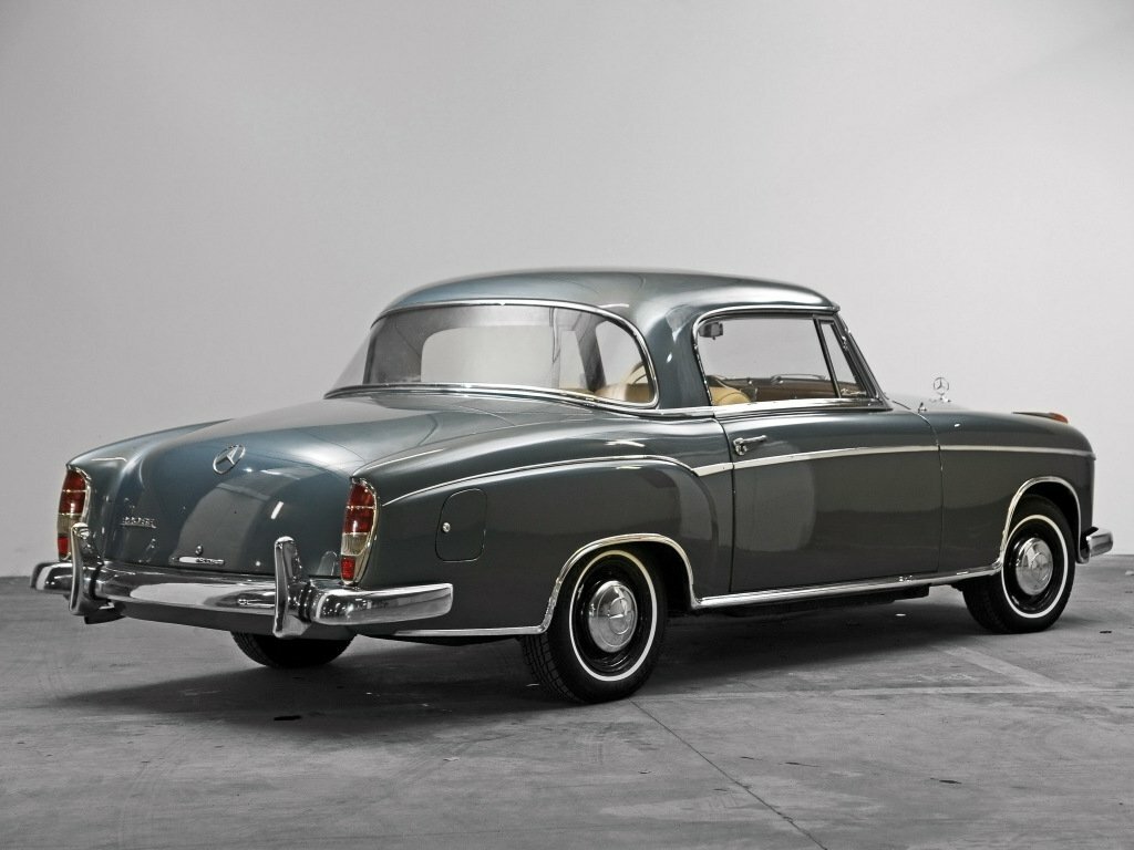 Mercedes-Benz W128, , 1958–1960, Купе: Вид сзади в три четверти