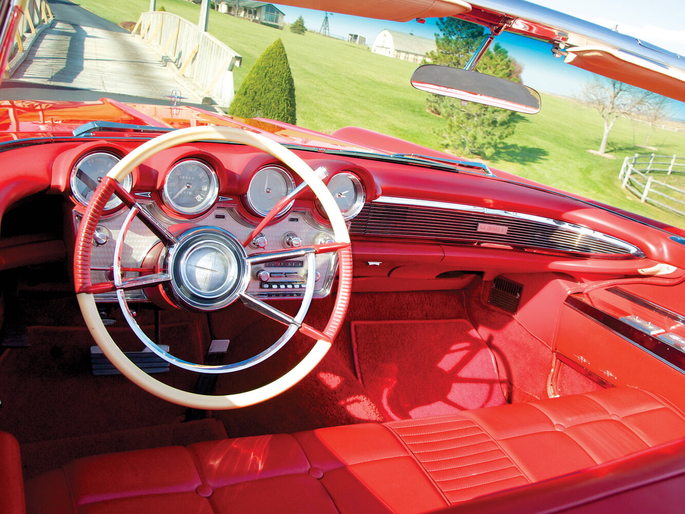 Lincoln Continental, III (Mark V), 1959–1960, Кабриолет: Передняя панель