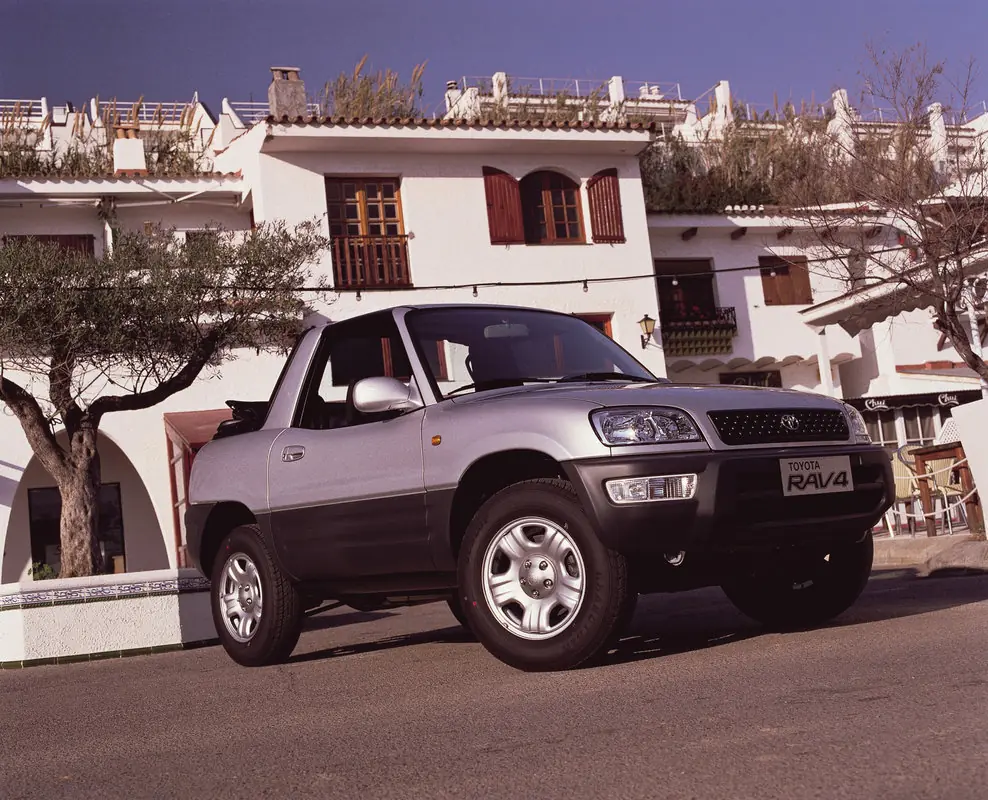 Toyota Rav4, 1 поколение, XA10, рестайлинг, Открытый кузов, Европа, 09.1997 - 06.1999: фото поколения 3