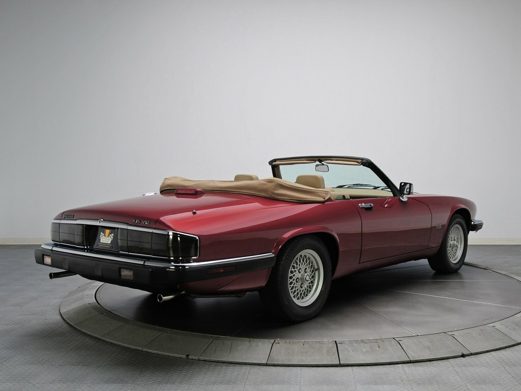 Jaguar XJS, Series 3, 1991–1996, Кабриолет: Вид сзади в три четверти