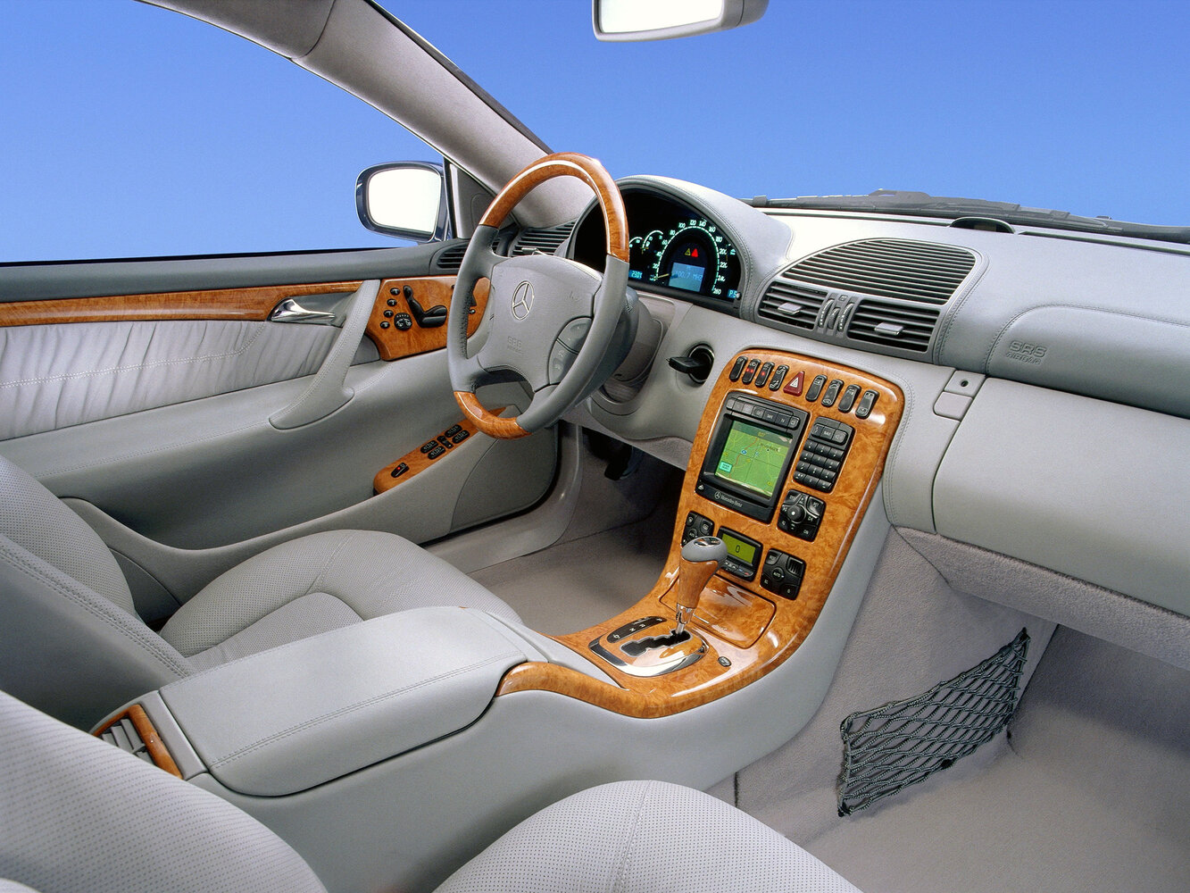 Mercedes-Benz CL-Класс, II (C215), 1999–2002, Купе-хардтоп: Передняя часть салона