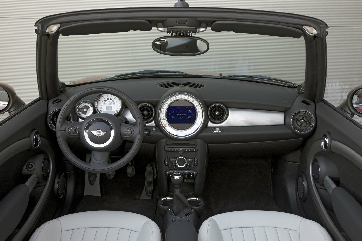 MINI Cabrio, II Рестайлинг, 2010–2015, Кабриолет: Передняя панель