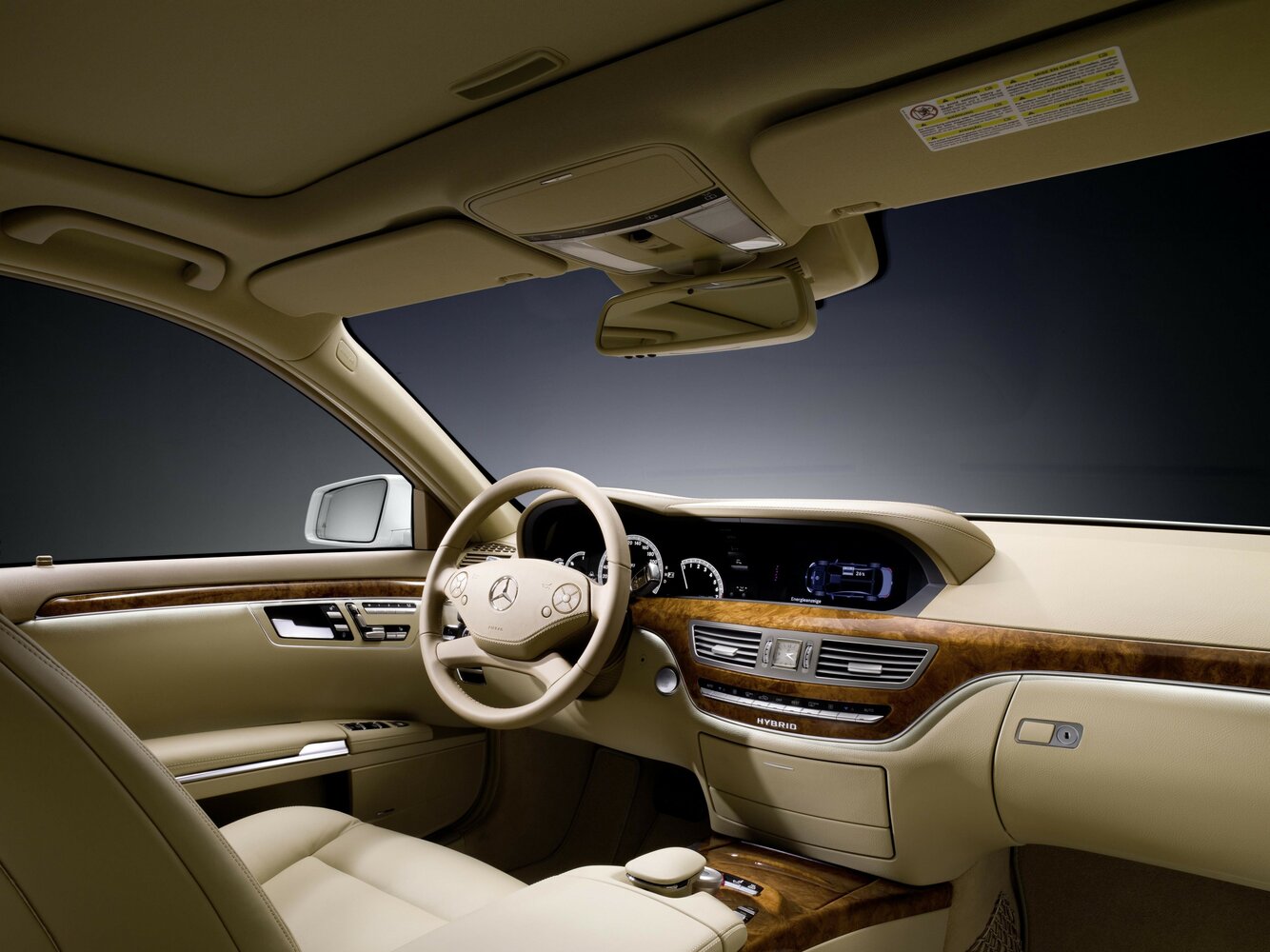 Mercedes-Benz S-Класс, V (W221) Рестайлинг, 2009–2013, Седан: Передняя часть салона