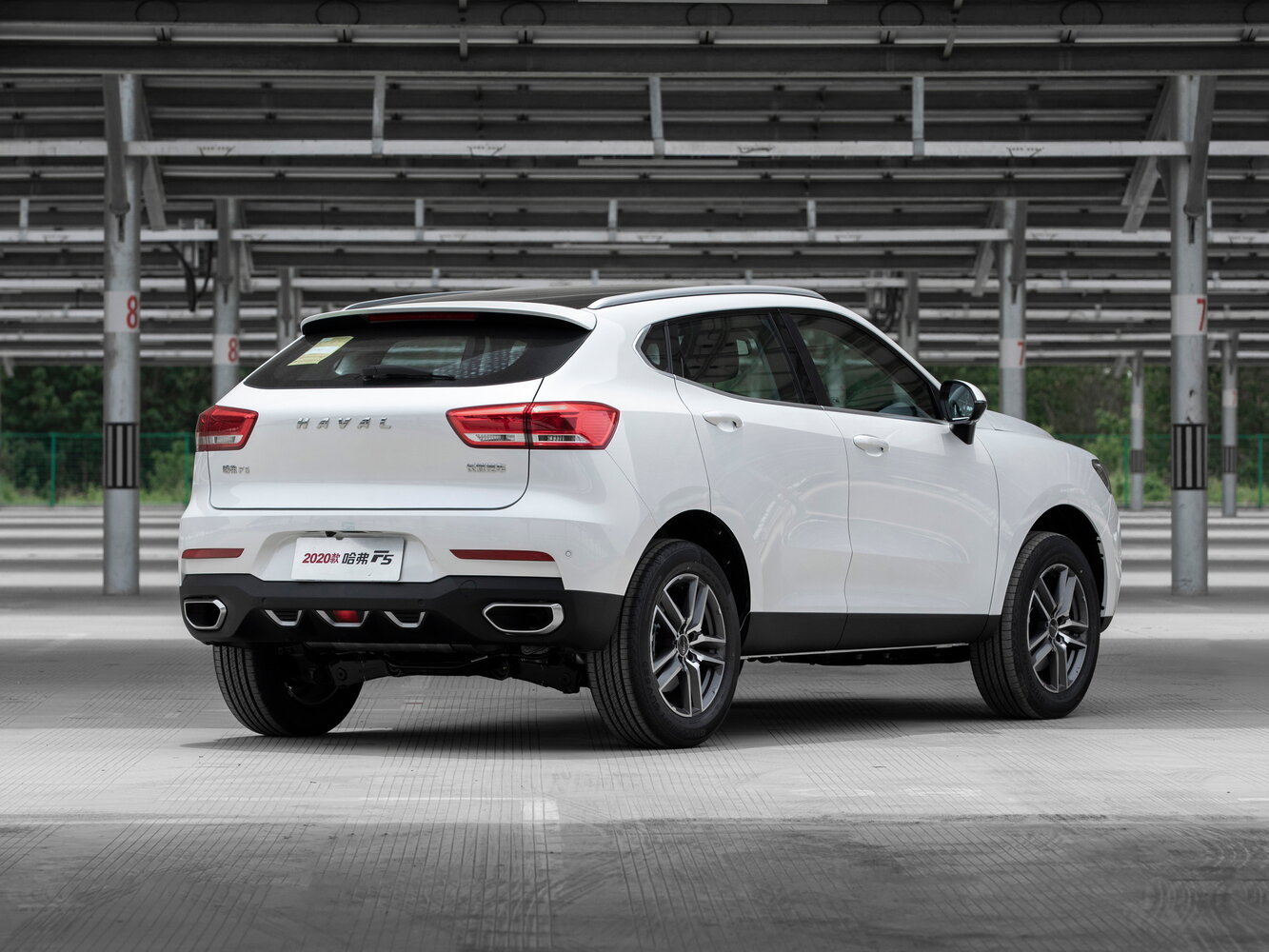 Haval F5, , 2018–2020, Внедорожник 5 дв.: Вид сзади в три четверти