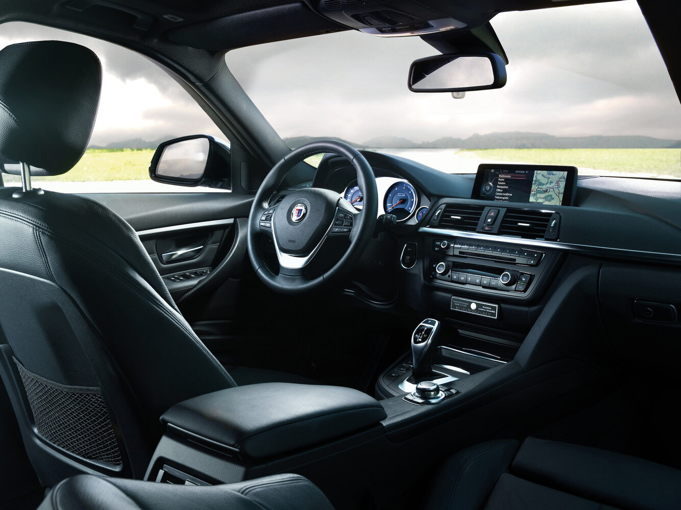 Alpina D3, F30, 2013–2017, Седан: Передняя часть салона