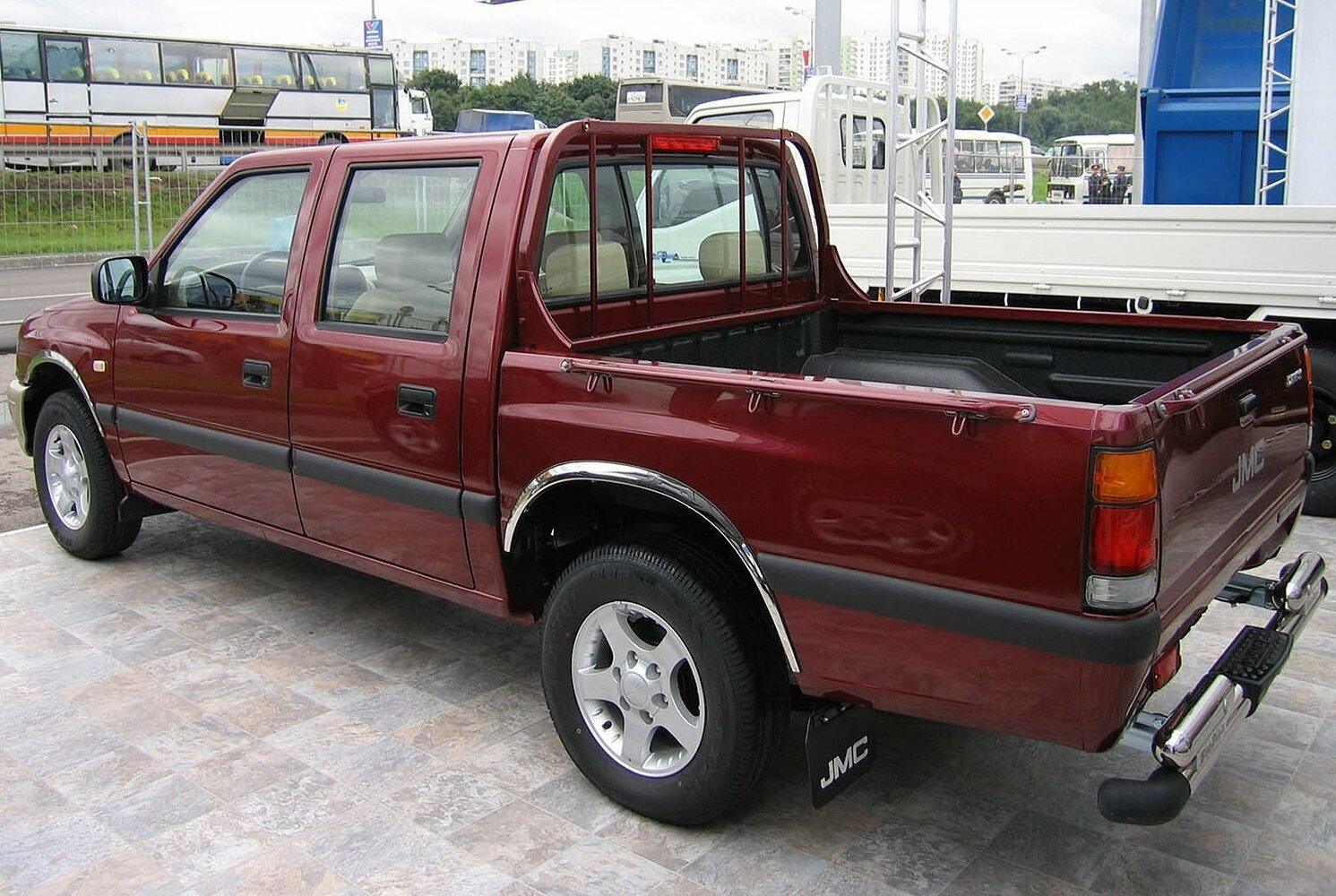 JMC Baodian, , 2006–2009, Пикап Двойная кабина: Вид сзади в три четверти