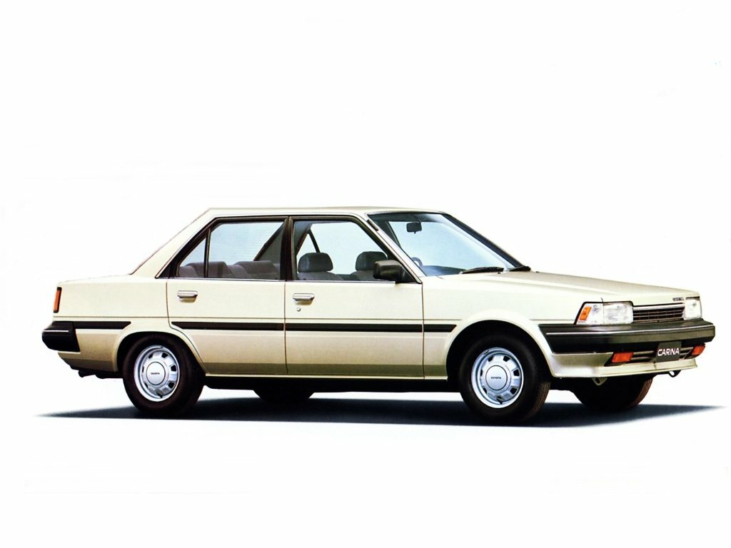 Toyota Carina, IV (T150), 1984–1988, Sedan: Side view