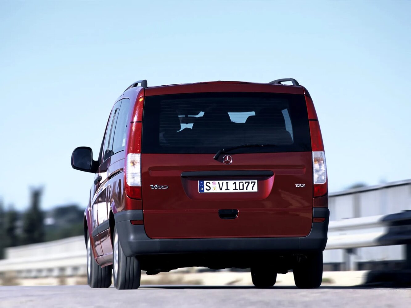 Mercedes-Benz Vito, II (W639), 2003–2010, Минивэн L1: Вид сзади