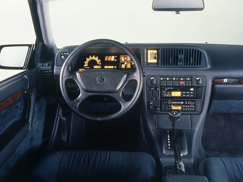 Opel Senator, B, 1987–1993, Седан: Передняя часть салона