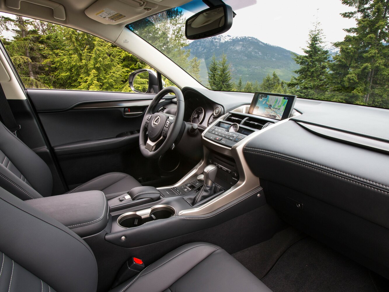 Lexus NX, I, 2014–2017, Внедорожник 5 дв.: Передняя часть салона