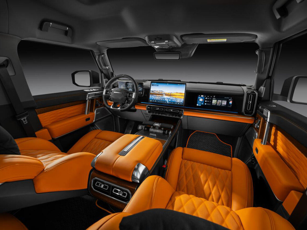 Dongfeng Mengshi M-Hero 800, , 2024–2026, Внедорожник 5 дв.: Передняя часть салона