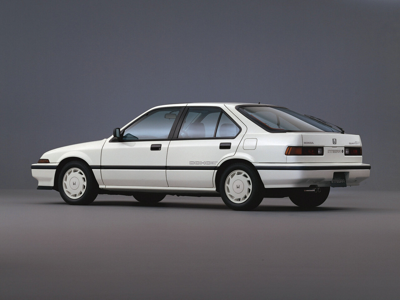 Honda Integra, I, 1985–1989, Hatchback 5 door: Rear three-quarter view