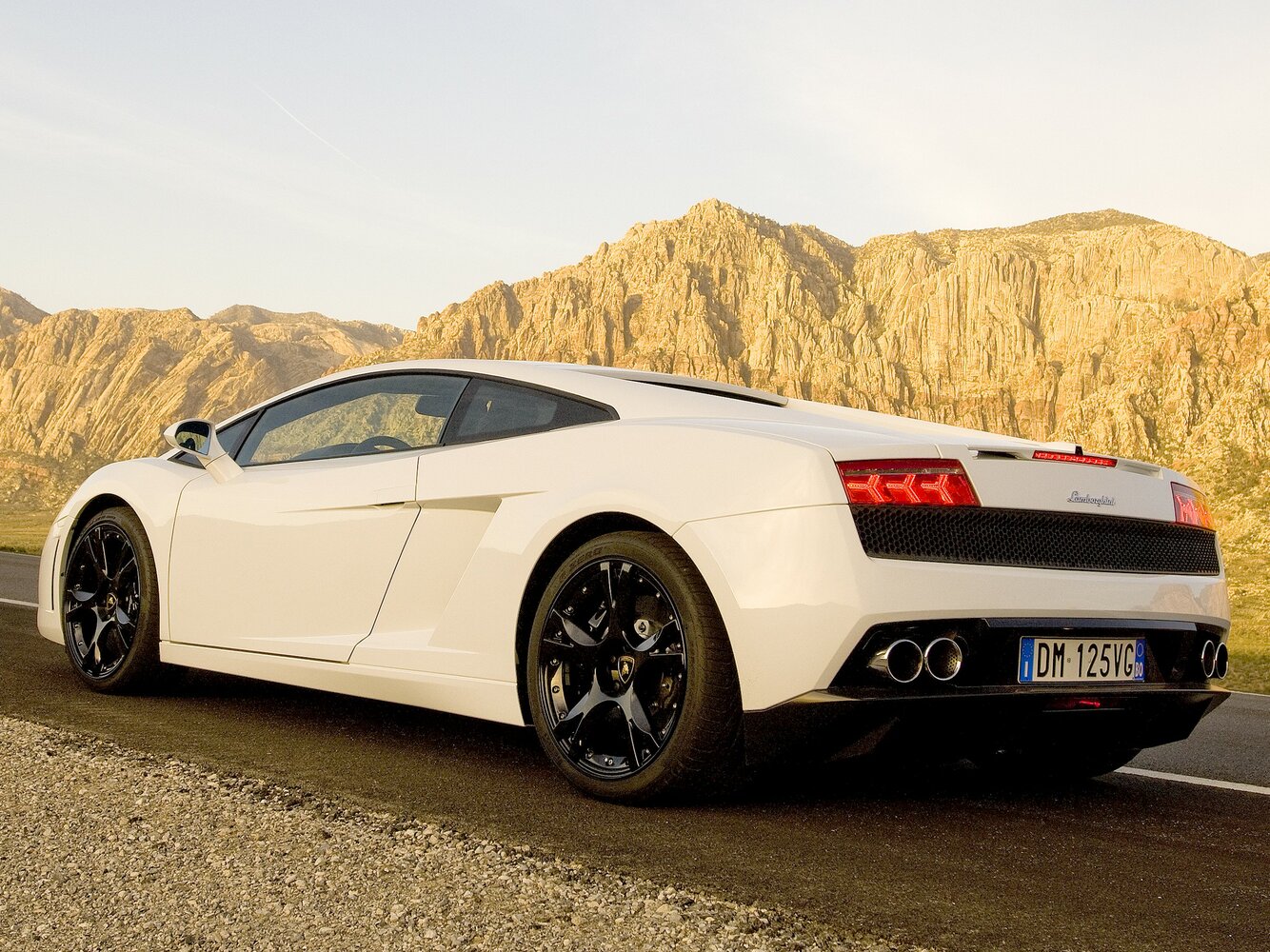 Lamborghini Gallardo, I Рестайлинг, 2008–2013, Купе: Вид сзади в три четверти