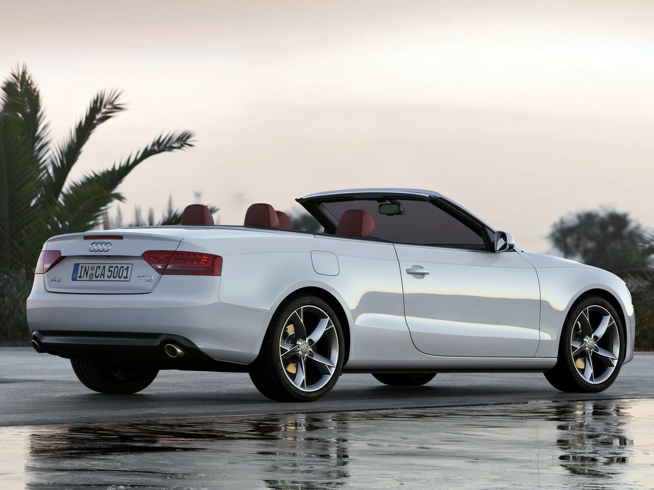 Audi A5, I (8T), 2007–2011, Кабриолет: Вид сзади в три четверти