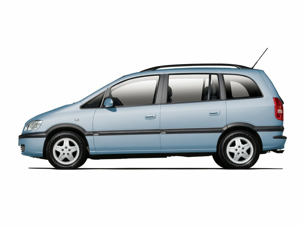 Chevrolet Zafira, , 2001–2012, Compact MPV: Side view