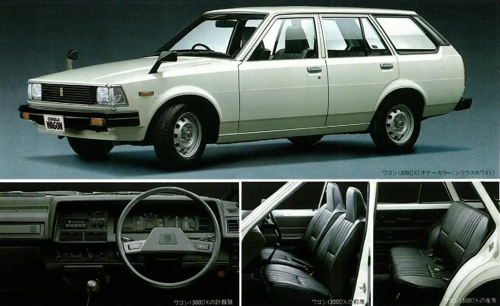 Toyota Corolla, 4 поколение, E70, рестайлинг, Универсал, Япония, 05.1982 - 07.1985: фото поколения 6