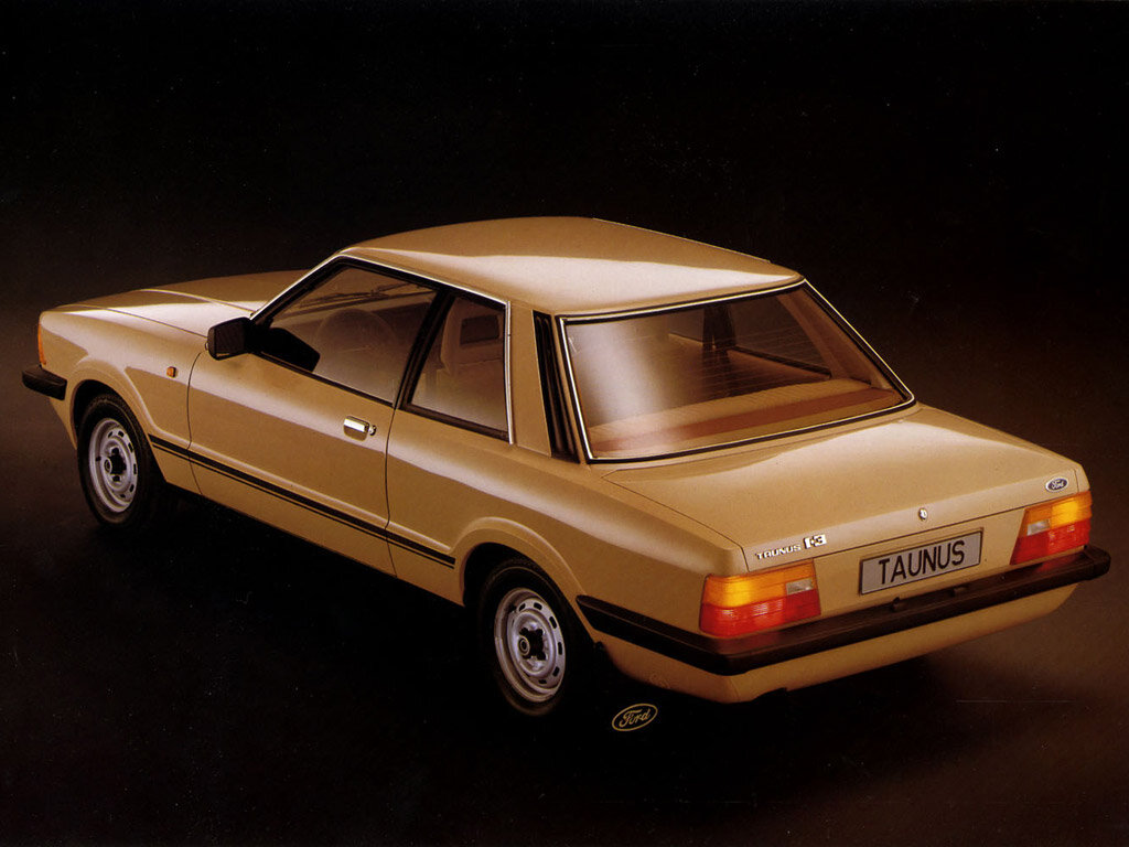 Ford Taunus, III, 1979–1982, Sedan 2 door: Rear three-quarter view