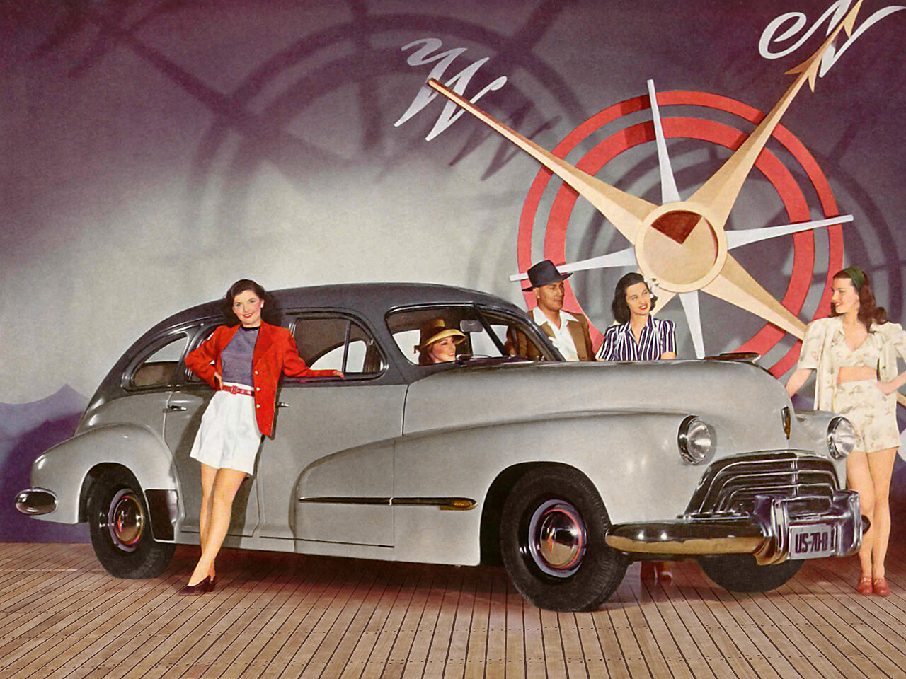Oldsmobile Series 70, II, 1941–1948, Купе: Вид сбоку