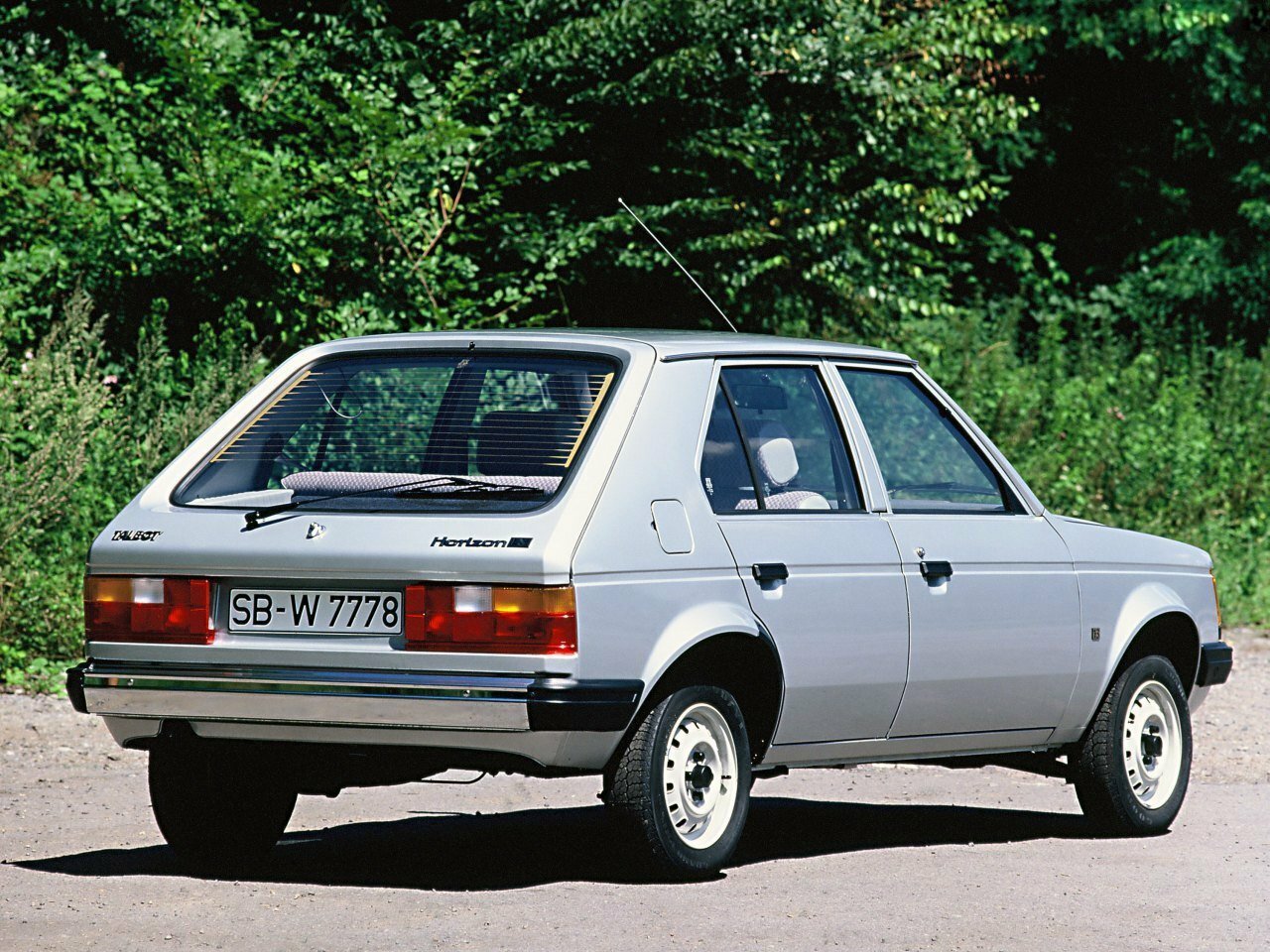Talbot Horizon, , 1978–1986, Хэтчбек 5 дв.: Вид сзади в три четверти