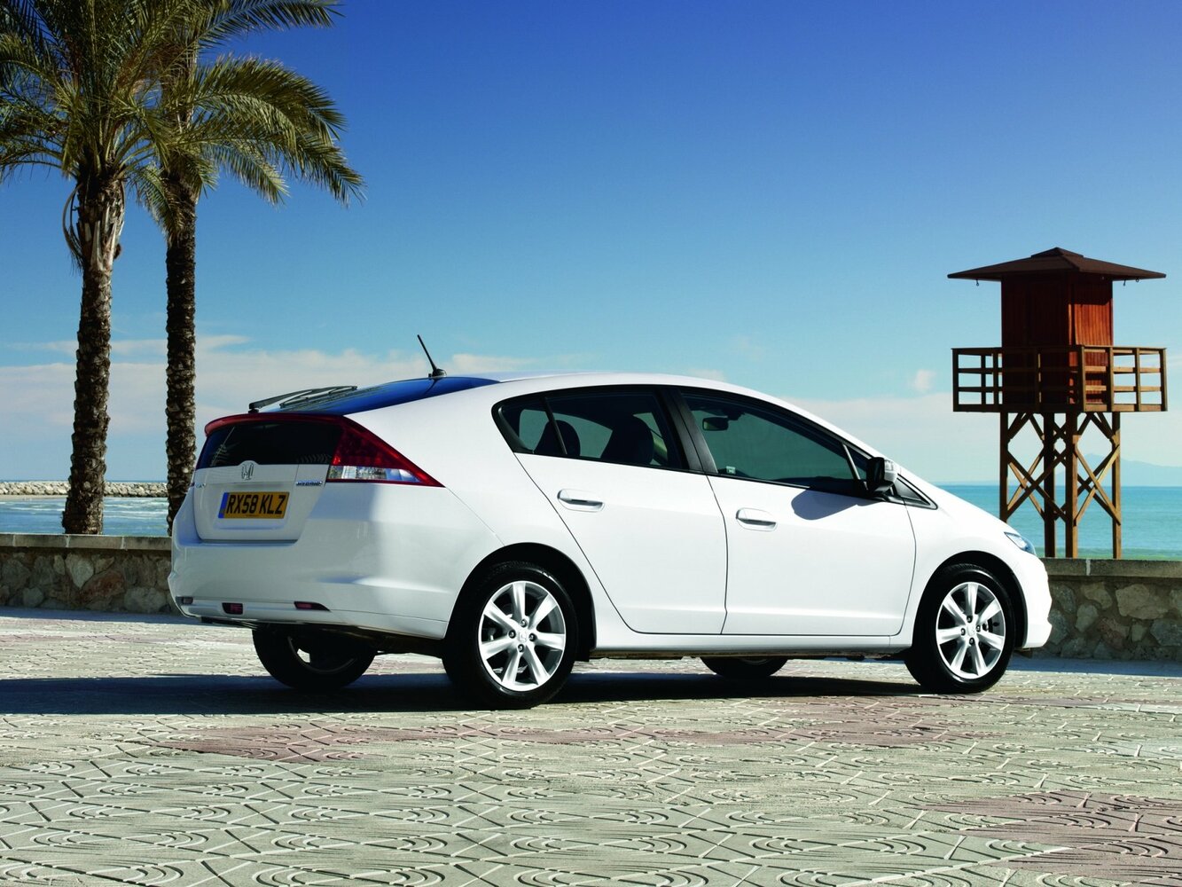 Honda Insight, II, 2009–2011, Хэтчбек 5 дв.: Вид сзади в три четверти