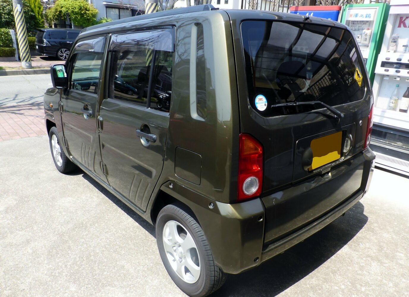 Daihatsu Naked, , 2000–2004, Микровэн: Rear three-quarter view
