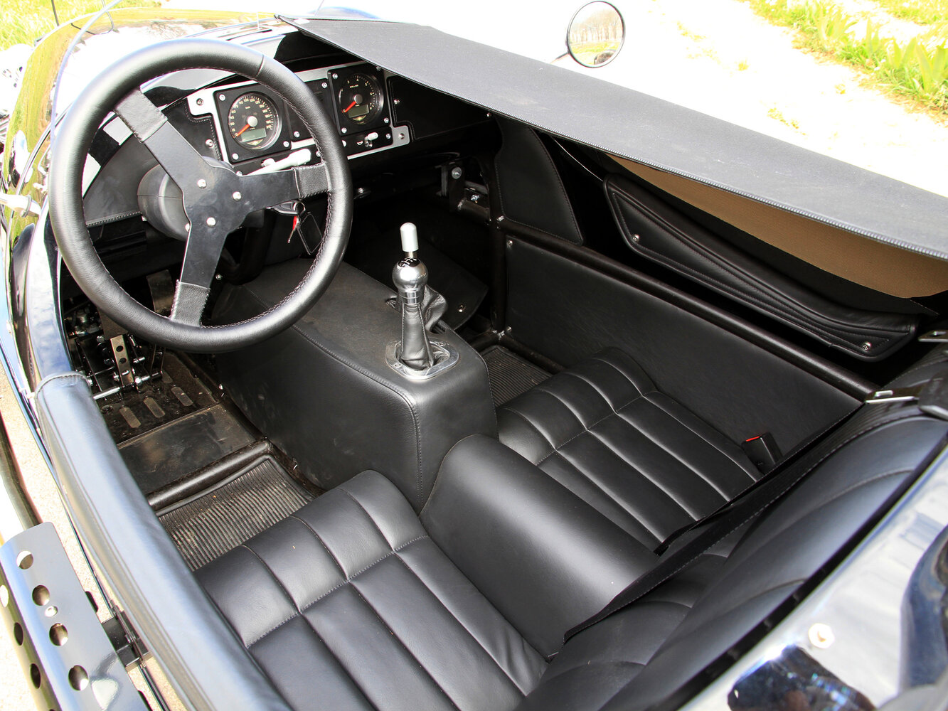 Morgan 3 Wheeler, , 2011–2021, Родстер: Передняя часть салона