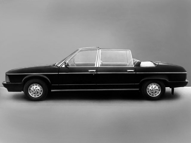 Tatra T613, , 1973–1996, Кабриолет: Вид сбоку