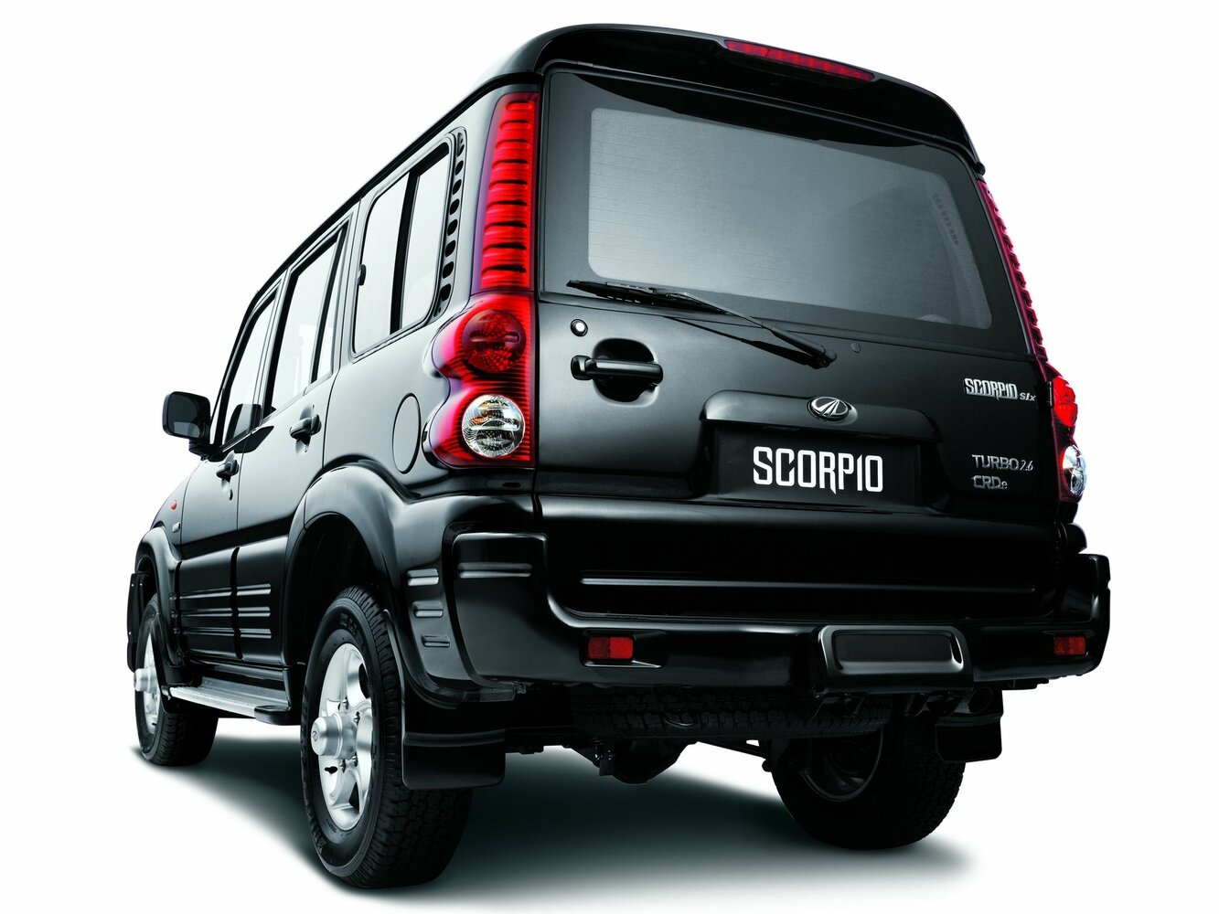 Mahindra Scorpio, , 2002–2022, SUV 5 door: Rear three-quarter view