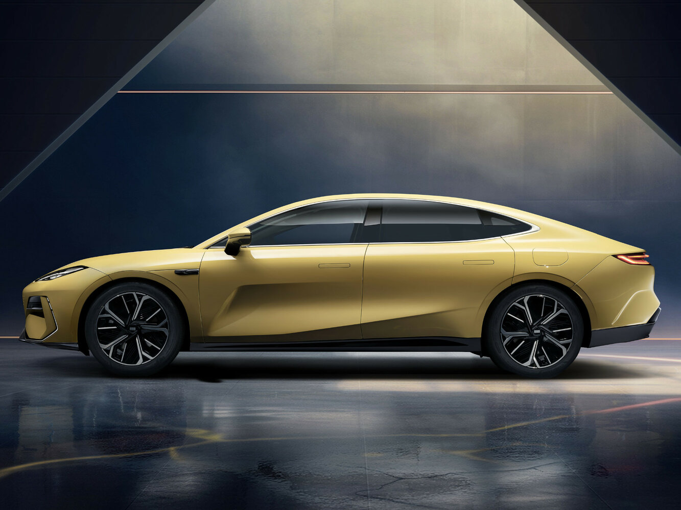 Geely Galaxy E8, , 2024–2026, Sedan: Side view