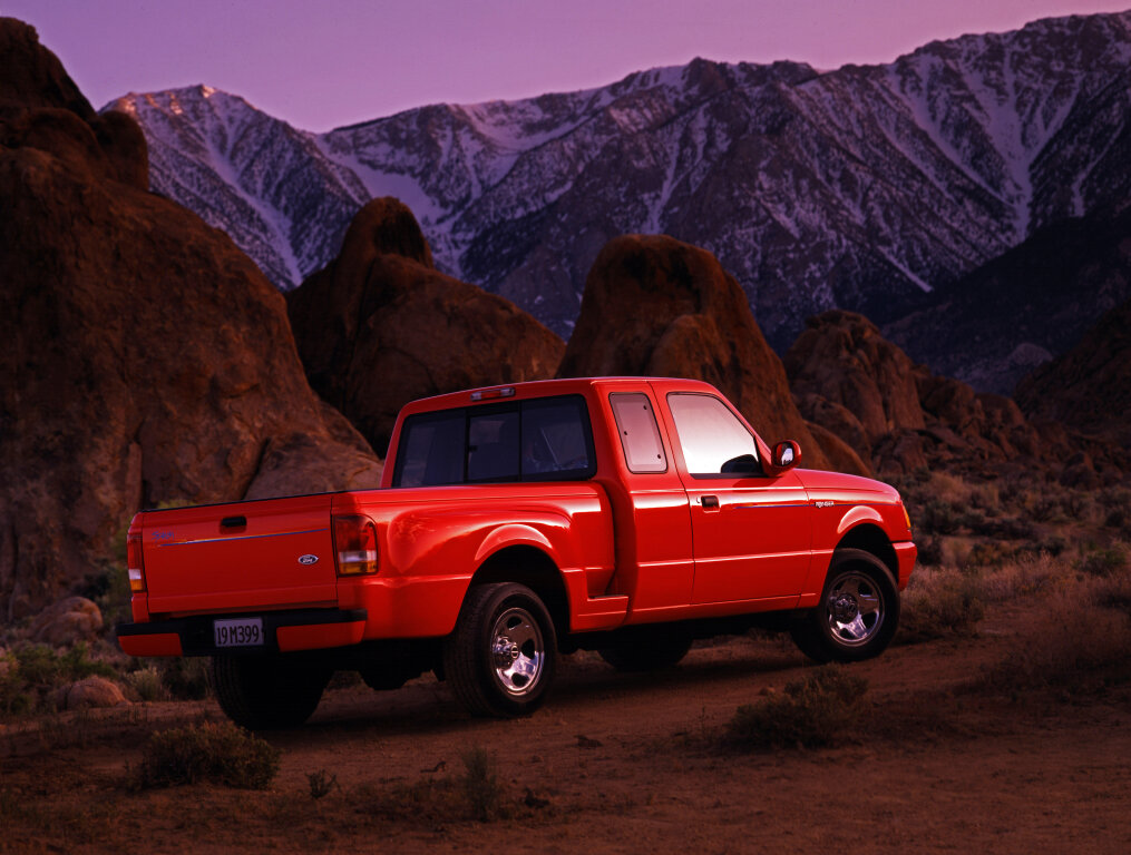 Ford Ranger (North America), II, 1993–1997, Пикап Полуторная кабина: Вид сзади в три четверти