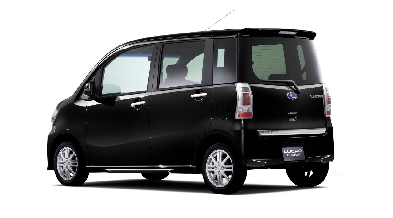 Subaru Lucra, , 2010–2015, Hatchback 5 door: Rear three-quarter view