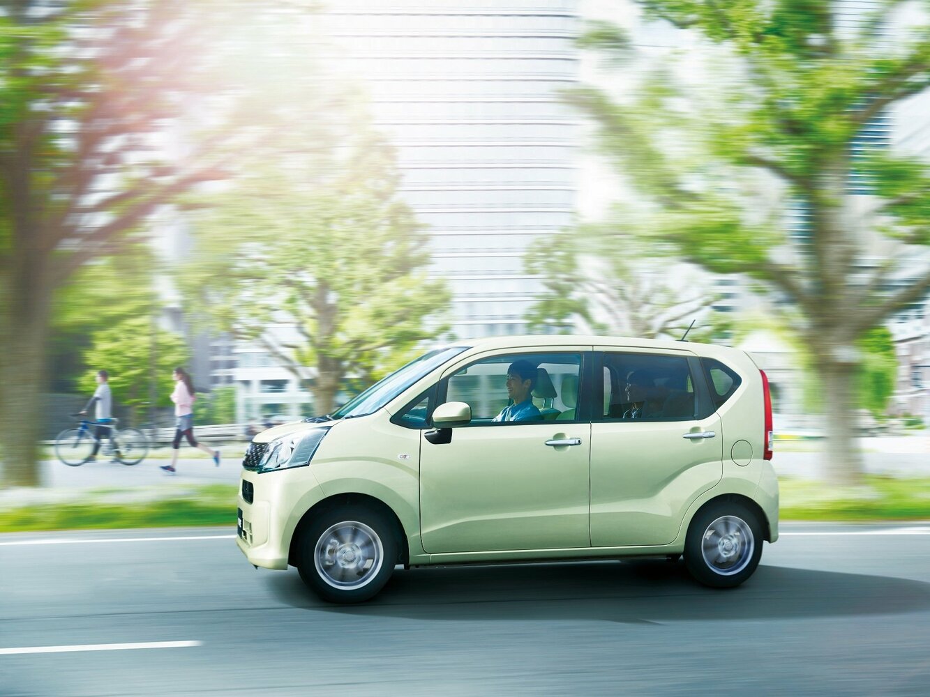 Daihatsu Move, VI, 2014–2017, Микровэн: Side view