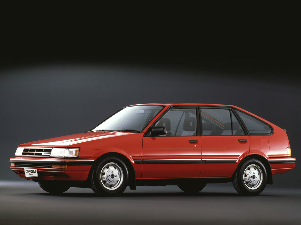 Toyota Corolla, 5 поколение, E80, рестайлинг, Хэтчбек 5 дв., Япония, 05.1985 - 04.1987: фото поколения 2