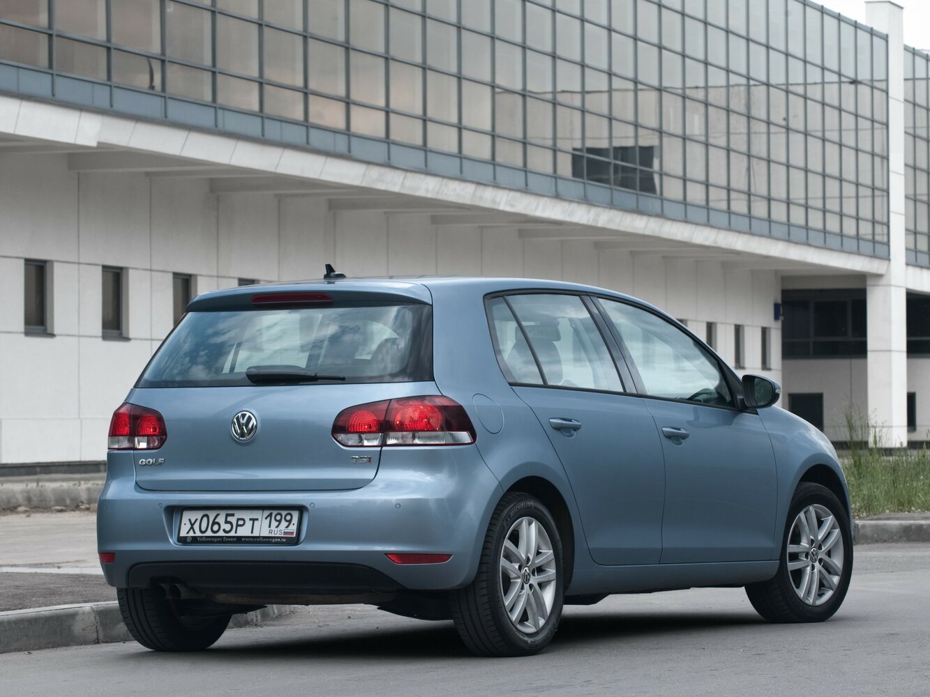Volkswagen Golf, VI, 2008–2012, Hatchback 5 door: Rear three-quarter view