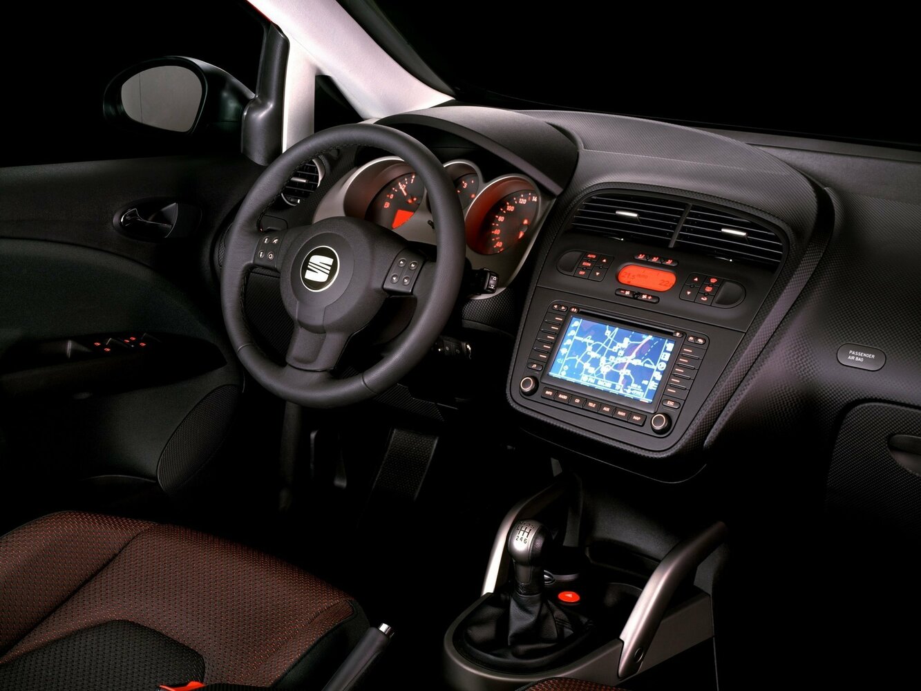 SEAT Altea, I, 2004–2009, Компактвэн: Передняя часть салона