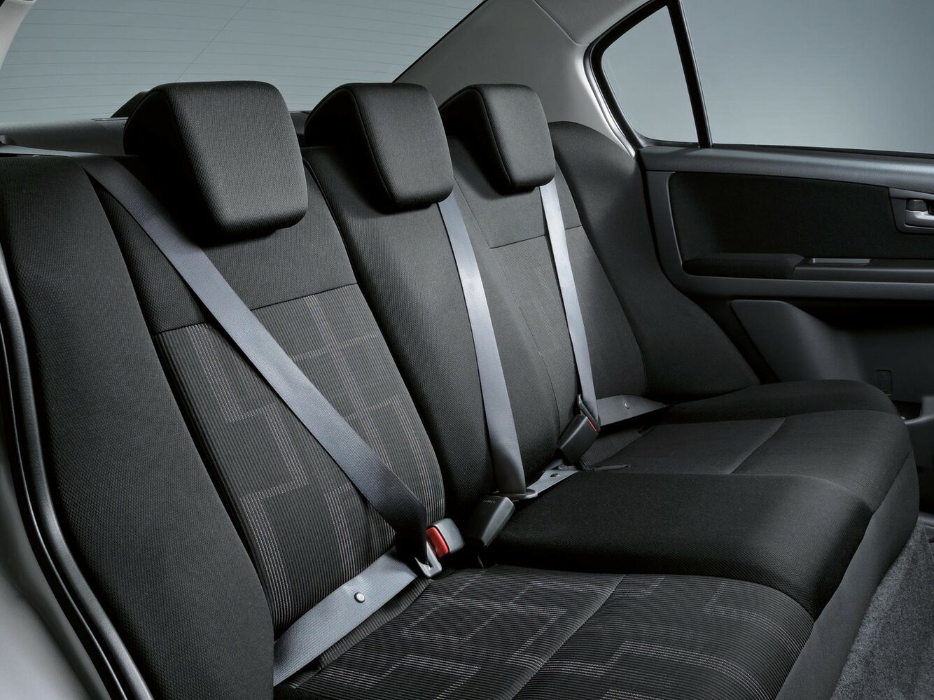 Suzuki SX4, I (Classic) Рестайлинг, 2009–2014, Седан: Задняя часть салона