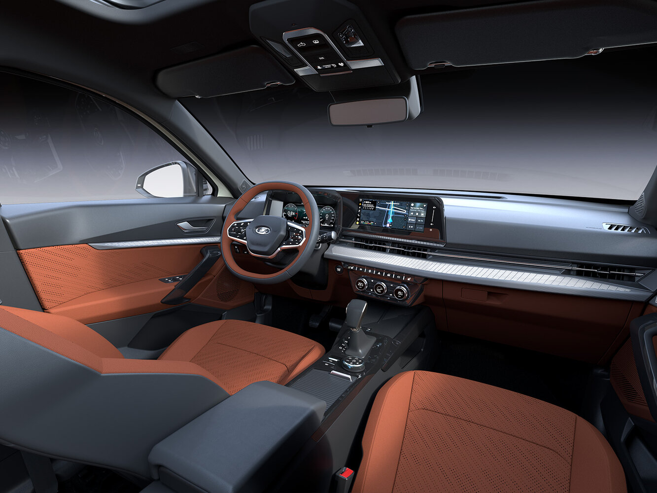 Lada (ВАЗ) Azimut, , 2026–2026, SUV 5 door: Front cabin