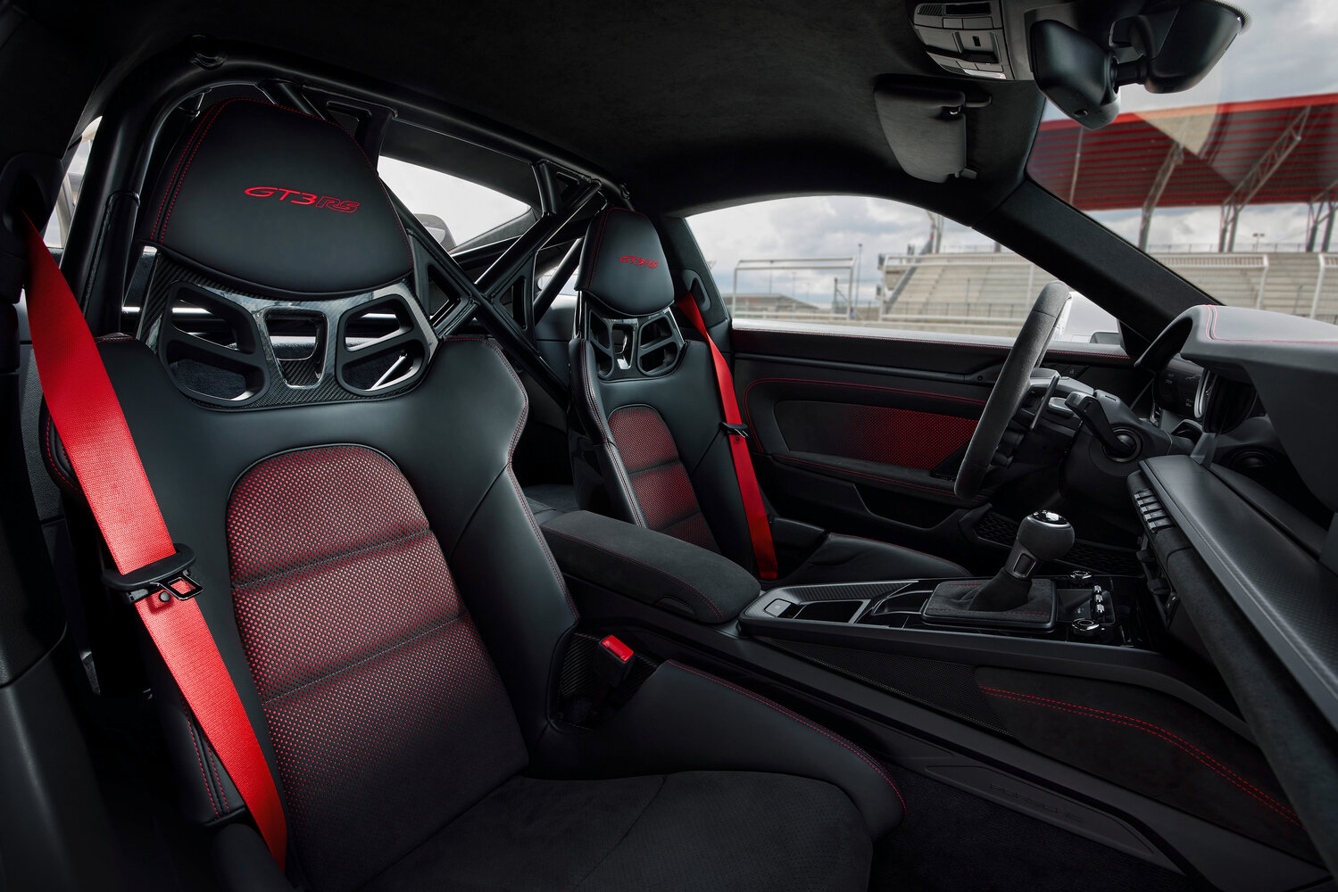 Porsche 911 GT3, 992, 2021–2025, Купе RS: Передняя часть салона