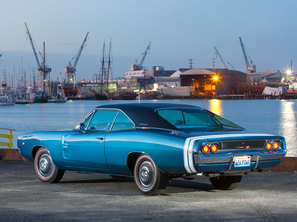 Dodge Charger, II, 1968–1970, Купе-хардтоп: Вид сзади в три четверти