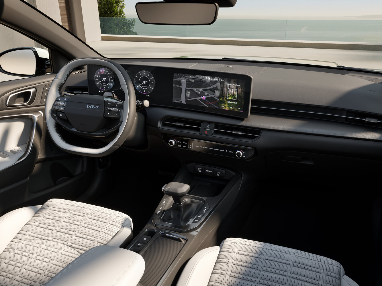 Kia XCeed, I Рестайлинг 2, 2026–2026, Хэтчбек 5 дв.: Передняя часть салона