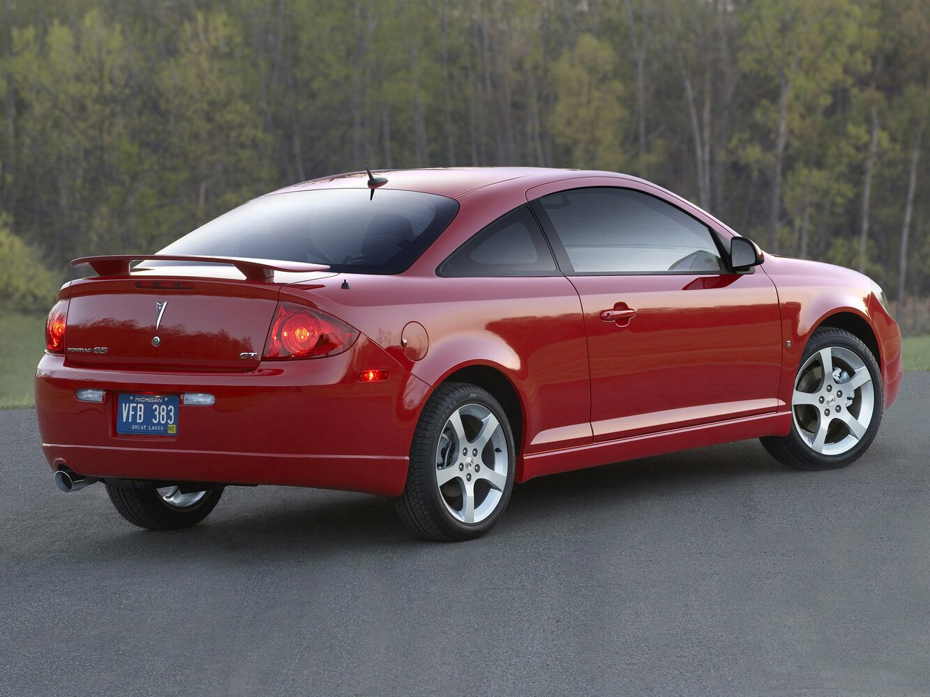 Pontiac G5, , 2004–2010, Купе: Вид сзади в три четверти