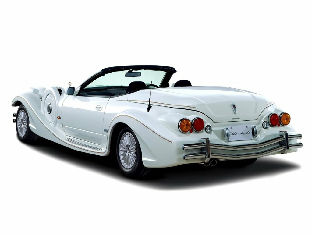 Mitsuoka Le-Seyde, I, 1990–2001, Кабриолет: Вид сзади в три четверти
