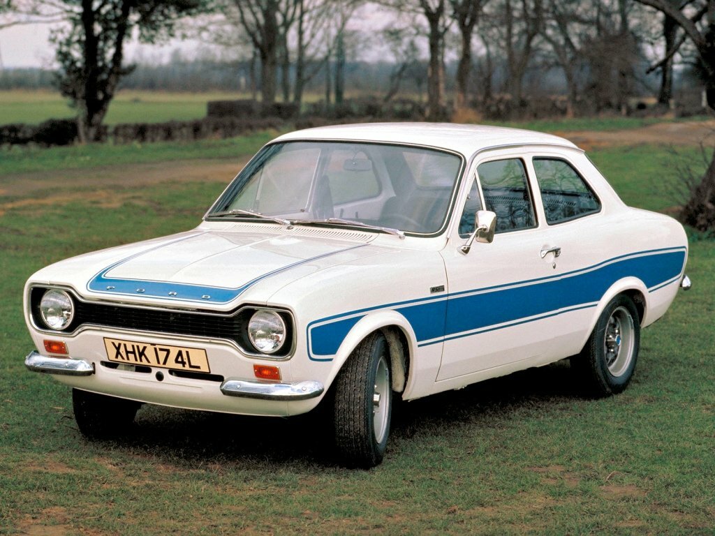 Ford Escort, I, 1968–1976, Седан 2 дв.: Вид сбоку